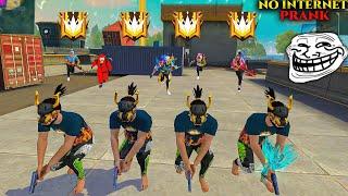 No Internet Prank | FREE FIRE FUNNY GAMEPLAY | NADIYA FF