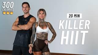 20 MIN CARDIO HIIT WORKOUT - Full Body, No Equipment, No Repeats