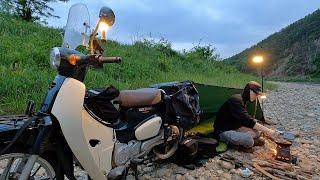 No Tent Motorcycle Camping (ft.Pork boiled in Coke)