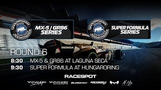 PRL GR86-MX5 & Super Formula on iRacing | Round 6