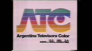 ATC Argentina Televisora Color Canal 7 Buenos Aires - ID Completo Sin Locución - 1980