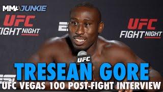 Tresean Gore Responds to Michael Bisping's Commentary After Quick Win | UFC Vegas 100