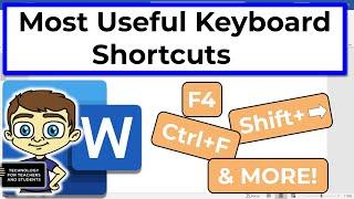 Most Useful Microsoft Word Keyboard Shortcuts