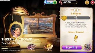 June's Journey Secrets 14r Scene 4 Sailboat Word Mode 4K ULTRA HD
