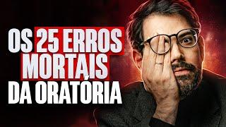 25 erros mortais da oratória para não cometer em 2025