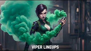 Easy-to-Remember Viper Lineups on BIND (NEW-2025) | VALORANT