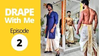 How to Wear A Dhoti | Bengali Style | Drape with me Episode 2