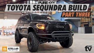 Toyota Sequndra Build - Part 3 @ Stellar Built! Sequoia x Tundra Conversion x Long Travel PURE 4x4