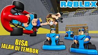 MOBIL BISA JALAN DI TEMBOK?? BALAPAN VS POLISI BARRY DI ROBLOX!!