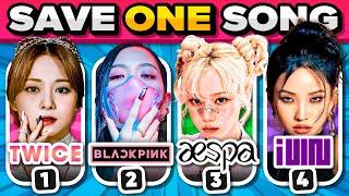 TWICE vs BLACKPINK vs AESPA vs (G)IDLE: SAVE 1 SONG | KPOP QUIZ GAME