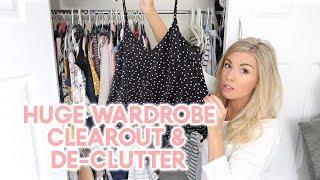 HUGE WARDROBE DE CLUTTER & ORGANISATION | KATE MURNANE