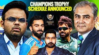 ICC Champions Trophy 2025 Schedule Announced | Pakistan vs India 23 February in Dubai | Cricket |