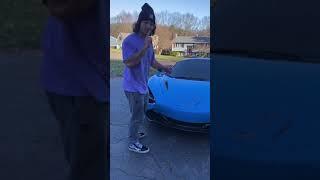 Scratching his $300k car on PURPOSE (He was PISSED)