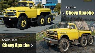 Snowrunner Trucks vs Real Life Trucks#1 | American Region