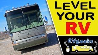 How to Level a Motorhome