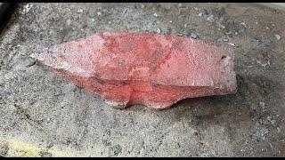Forging a Small Rhino Pattern Anvil