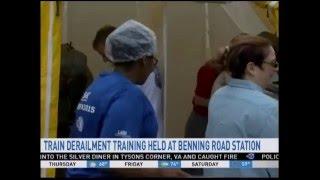Train Derailment Training Held At Benning Road Station - ABC7