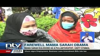 President Uhuru donates KSh. 1M to Mama Sarah Obama's family