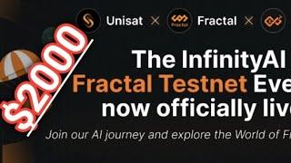 Make at least 4 figures $$$$ on fractal BTC testnet #Airdrop #unisat #InfinityAI