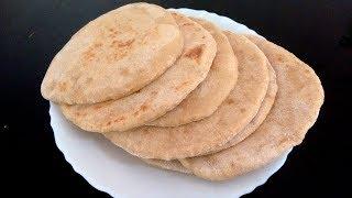 Whole Wheat Pita Bread Recipe Without Oven | How To Make Kuboos At Home