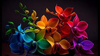 LES FLEURS ARC - EN- CIEL - Stephen Sicard (Logos)