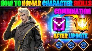 HOMER CHARACTER SKILL COMBINATION 2023 | BR RANK BEST CHARACTER COMBO IN FREE FIRE ‎ ‎@arrowgaming2