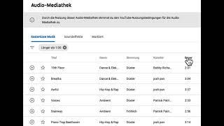 YouTube Audio Mediathek