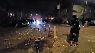 Strobe Rocket in San Francisco, fireworks