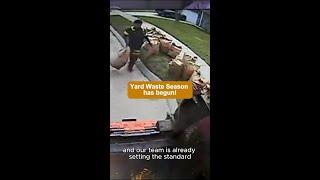 Efficient Yard Waste Pickup with Team Priority