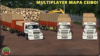 CONVOY DE MB 1634 CHASIS Y ACOPLADO - MULTIPLAYER MAPA CEIBO - ETS2 MODS 1.41