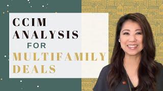 From Residential to Commercial Real Estate using CCIM analysis for Multifamily Deals