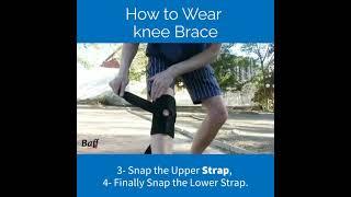 how to Wear Knee Brace?