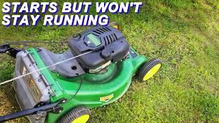 John Deere Mower Won't Stay Running