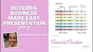 doTERRA Business Made Easy Presentation — this is PART 2