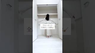 クローゼット全部出し掃除 #シンプルライフ #ひとり暮らし #片付け動画