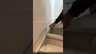 Install a water lamp like this on the stairs at home.#staircase #staircaselighting #lamp #light #led