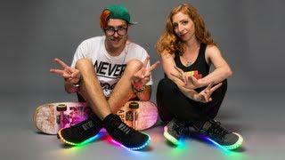 Firewalker LED Sneakers #Adafruit