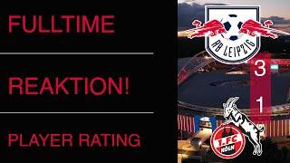 RB Leipzig 3-1 1.F.C. Köln | Fulltime | Reaktion und player-rating