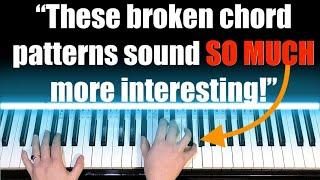 5 Right Hand Broken Chord Patterns on Piano