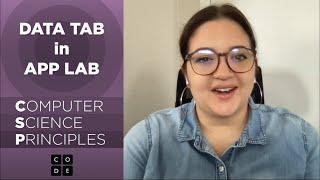 Data Tab in App Lab