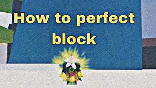 How to perfect block in Shindo life | Shindo life