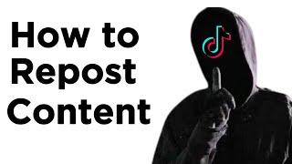 How to Post Unoriginal Content on Tiktok Creator Rewards Program | TikTok CRP