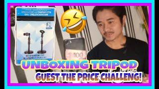 UNBOXING TRIPOD (GUEST THE PRICE CHALLENGE) Sam Pareja Journey