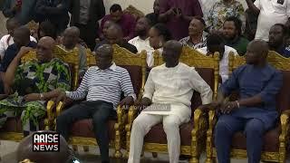 OBA OF BENIN RECEIVES EDO GOVERNOR-ELECT