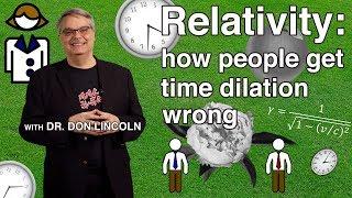 Relativity: how people get time dilation wrong