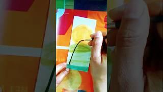 Leaf  painting  #shorts #viral #art