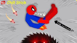 8 Min Best Falls | Stickman Dismounting Funny Moments | Chill Stick