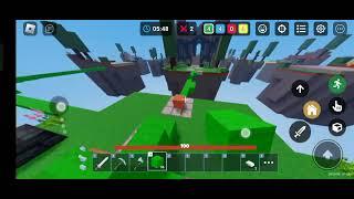 i am playing bed wars in roblox