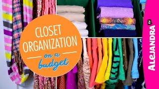 Closet Organization on a Budget (Part 4 of 4 Dollar Store Organizing)