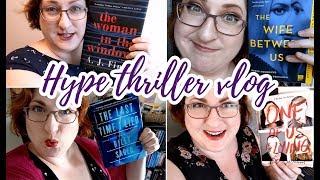 One of These Books Is Bad | Hyped Thriller Reading Vlog